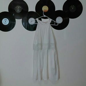 Halter neck layered swing dress